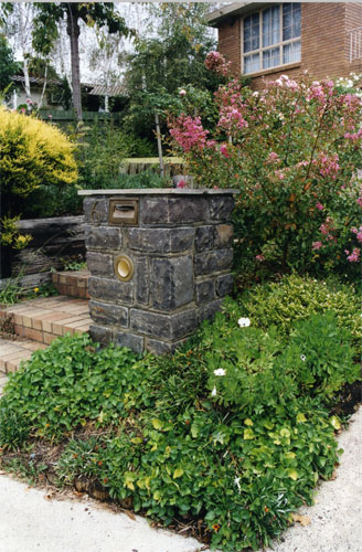 Inness Green bricklaying letterbox