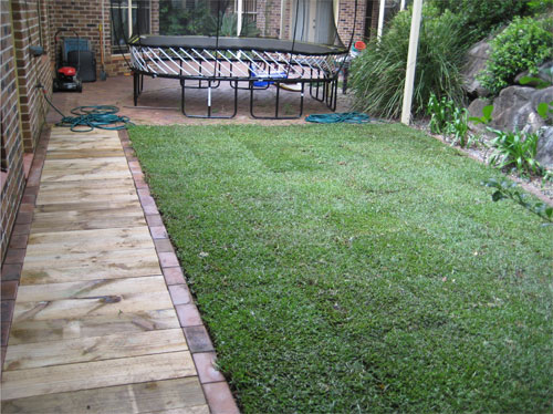 Inness Green Landscaping path paving