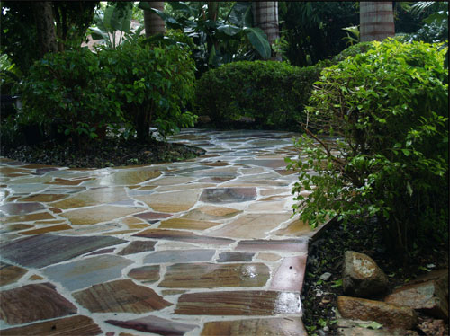 Inness Green paving