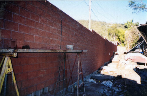 Inness Green Landscaping block work